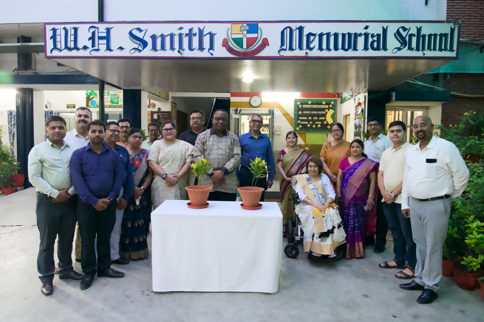 UNESCO MGIEP Director Prof. Obijiofor Aginam at W.H. Smith Memorial School